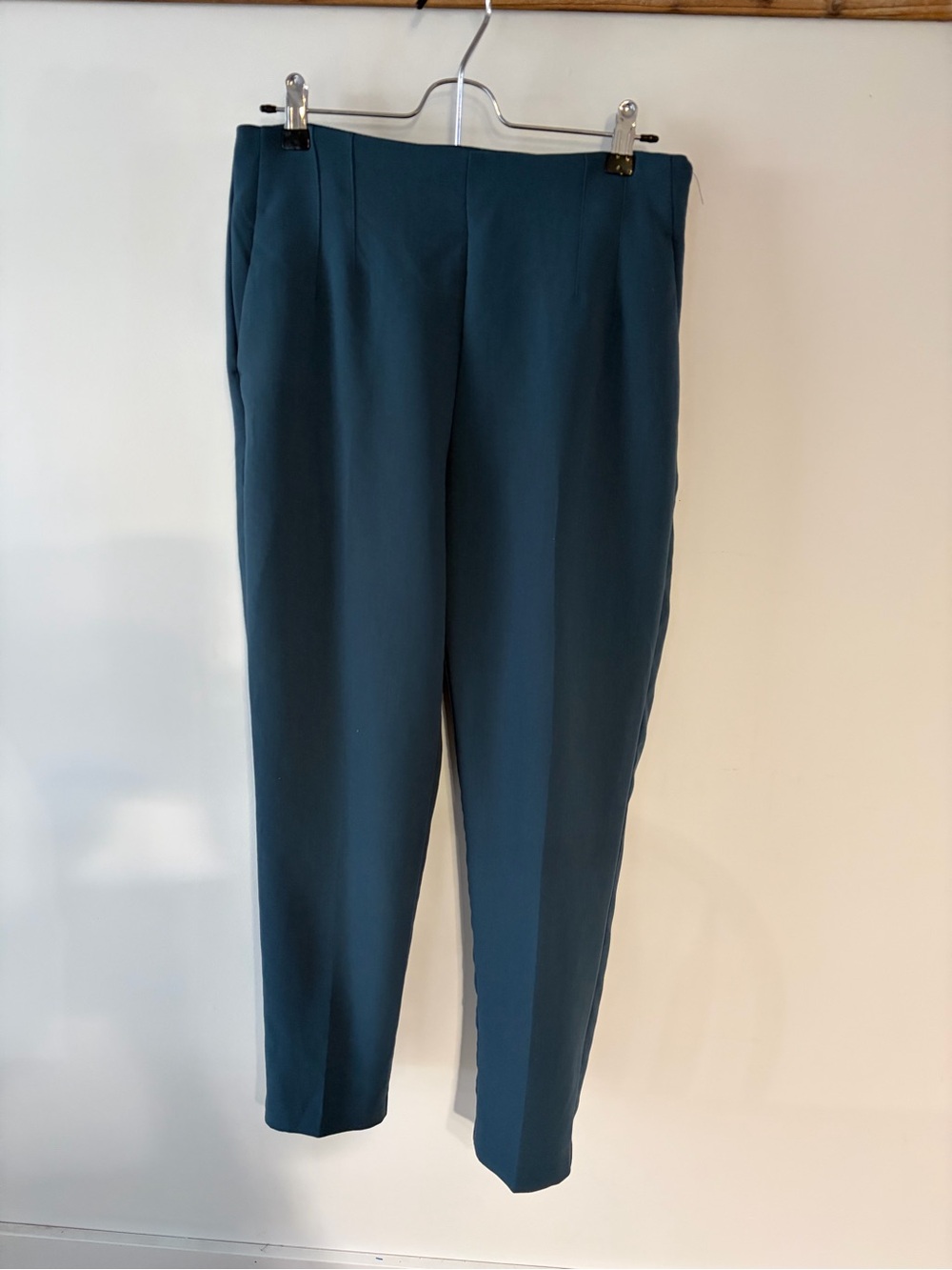 Dynamite Teal Straight-Leg Dress Trousers